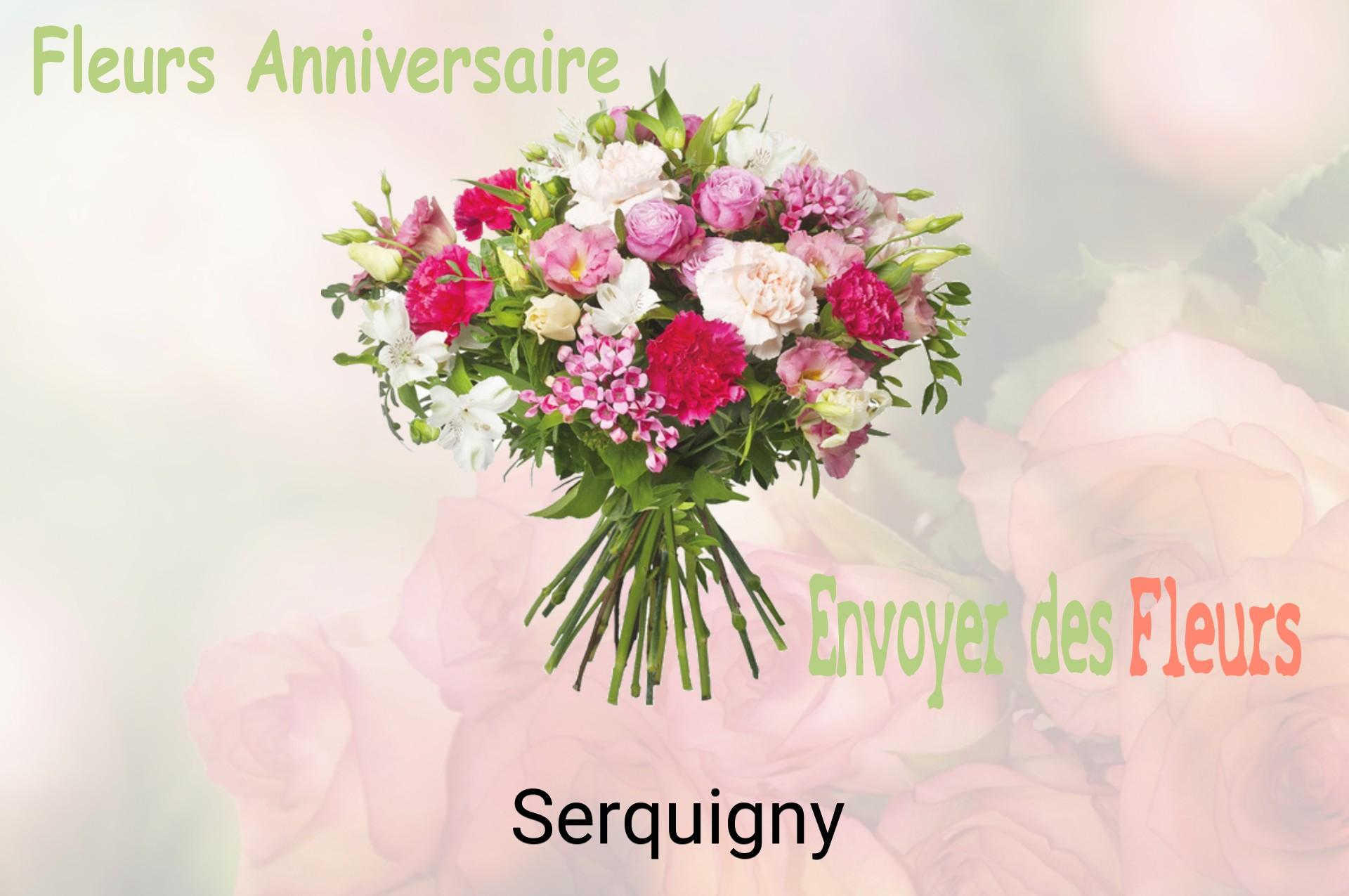 Bouquet de fleurs d’anniversaire livré à Serquigny
